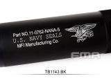FMA 35x198mm Navy Force Silencer - Bk (14mm CW/CCW) TB1143-BK free shipping